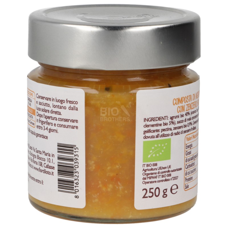 COMPOSTA AGRUMI ZENZERO 250G FDL