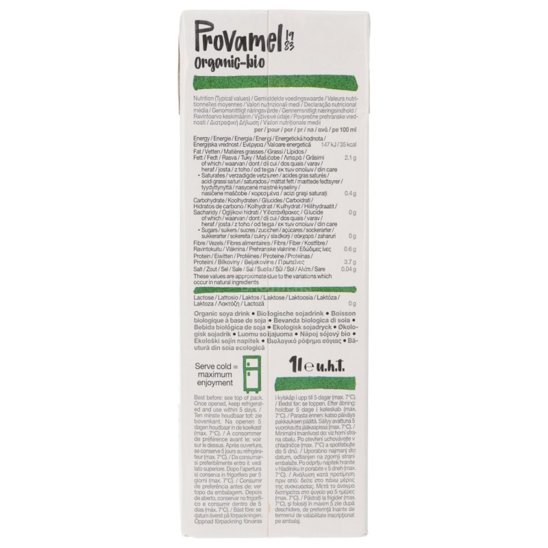 SOIA DRINK NAT. 1LT PROVAMEL