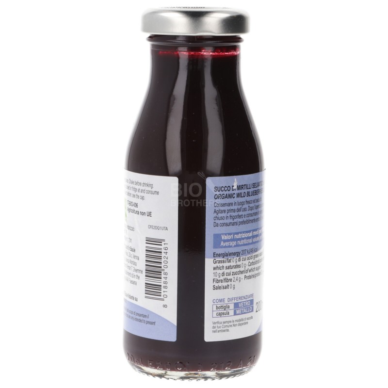 SUCCO MIRTILLO 200ML BAULE