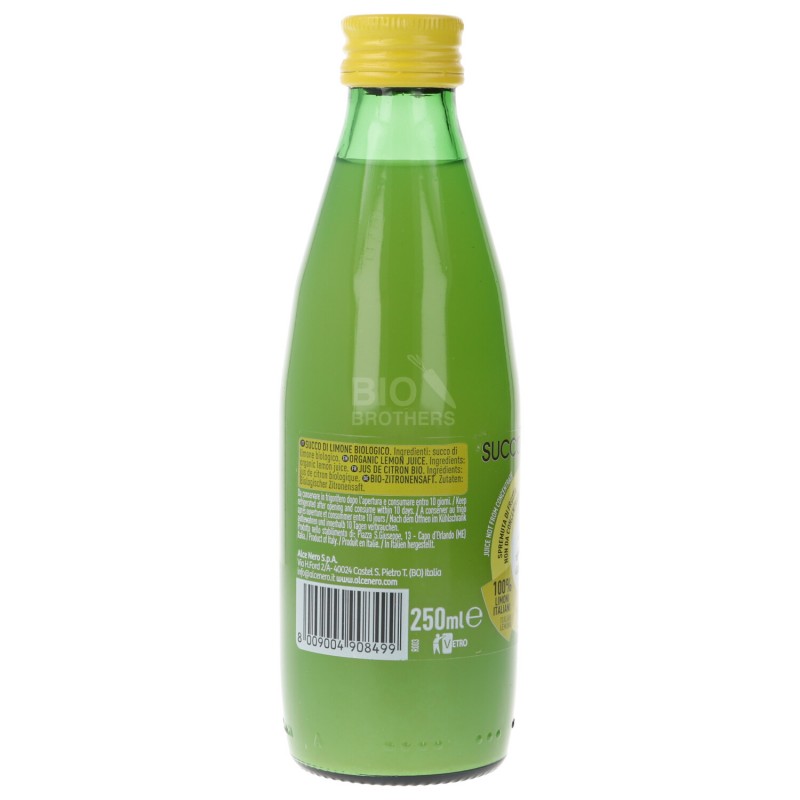 SUCCO DI LIMONE 250ML ALCE NERO