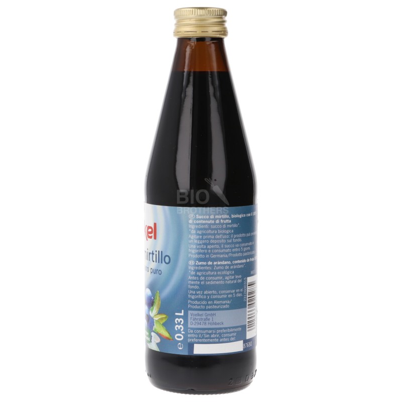 SUCCO MIRTILLO 330ML VOELKEL