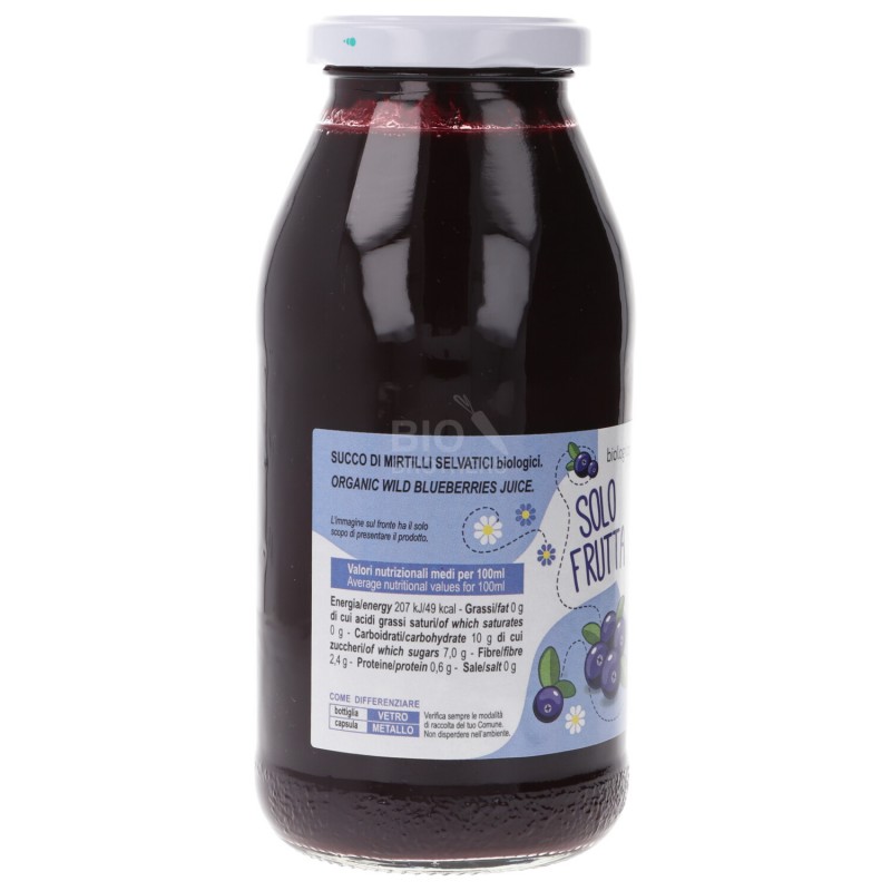 SUCCO PURO MIRT. 500ML BAULE V. 