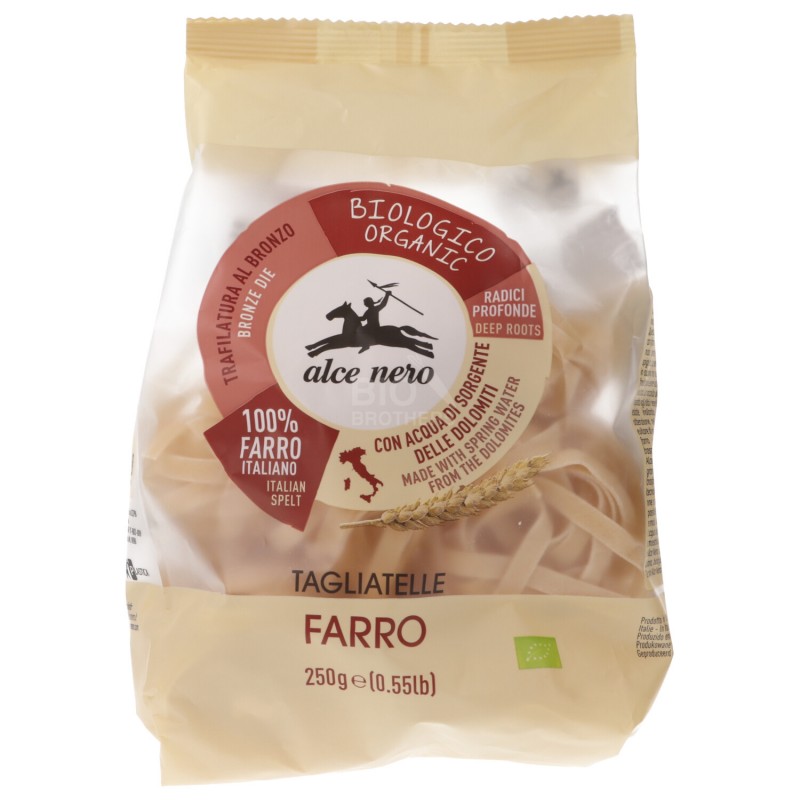 TAGLIATELLE FARRO 250G ALCE NERO
