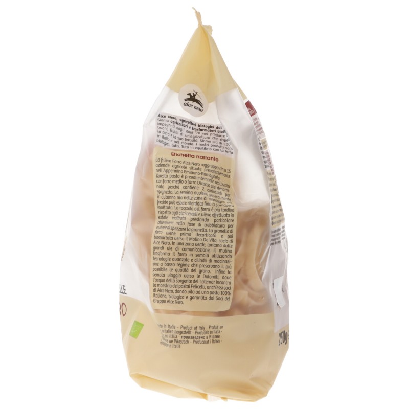 TAGLIATELLE FARRO 250G ALCE NERO