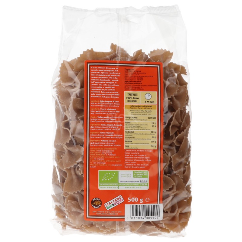 FARFALLE FARRO INT. 500GR TERRA C.