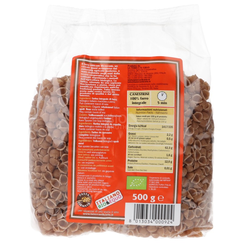 CANESTRINI FARRO INT.500GR TERRA C.