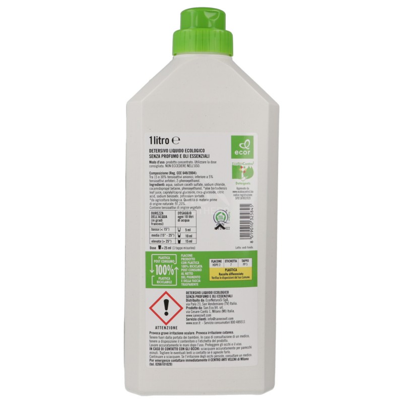 DET. PIATTI MANO NEUTRO 1LT ECOR