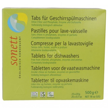 PASTIGLIE LAVASTOVIGLIE 25PZ 500G SONETT PASTIGLIE LAVASTOVIGLIE 25PZ 500G SONETT