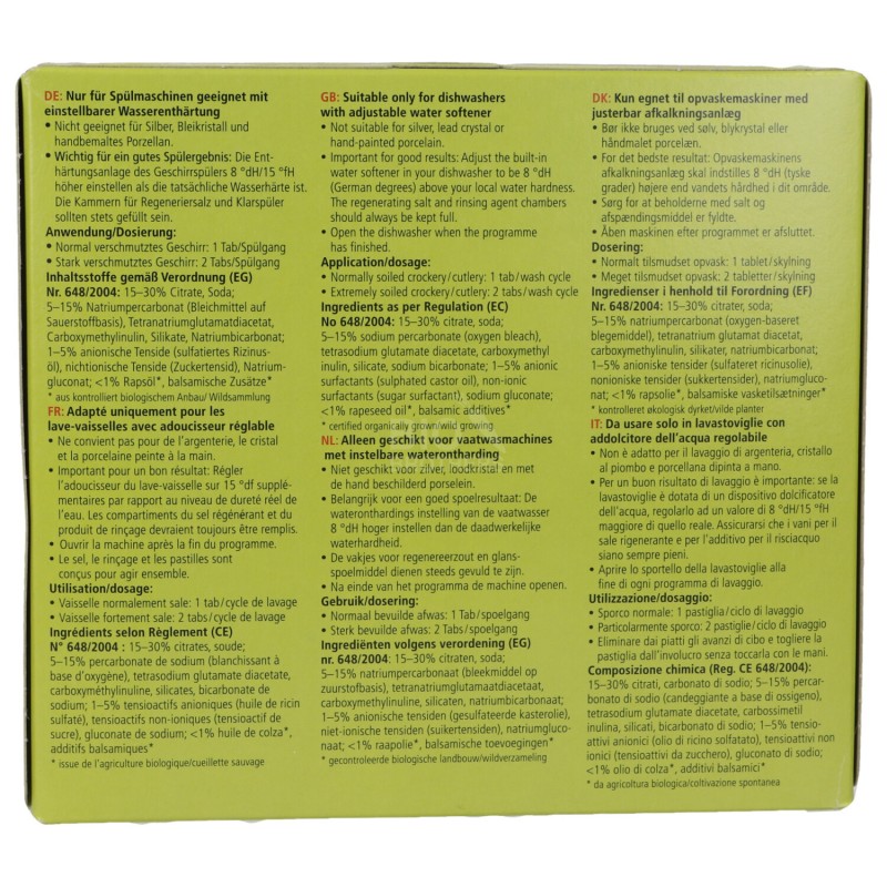 PASTIGLIE LAVASTOVIGLIE 25PZ 500G SONETT