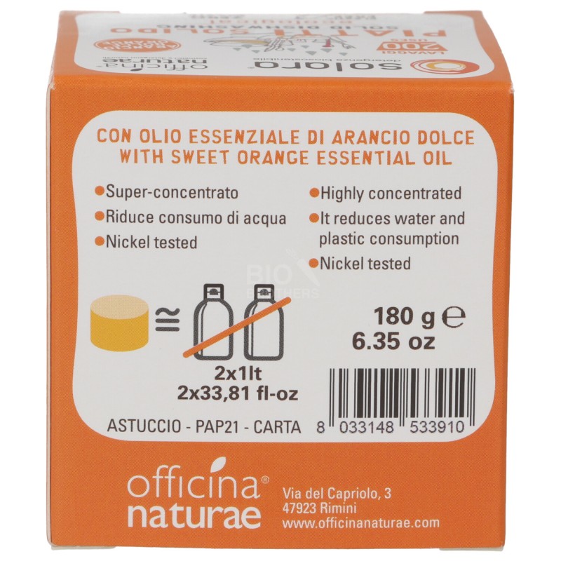 DET.PIATTI SOLIDO ARANCIA 180G