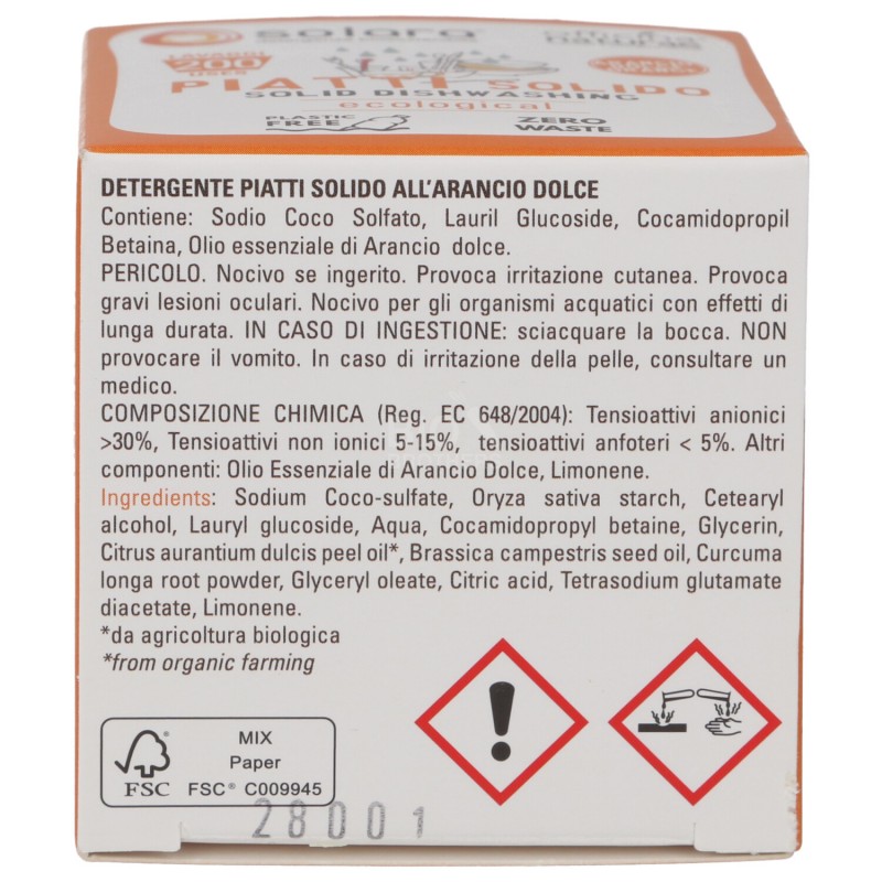 DET.PIATTI SOLIDO ARANCIA 180G