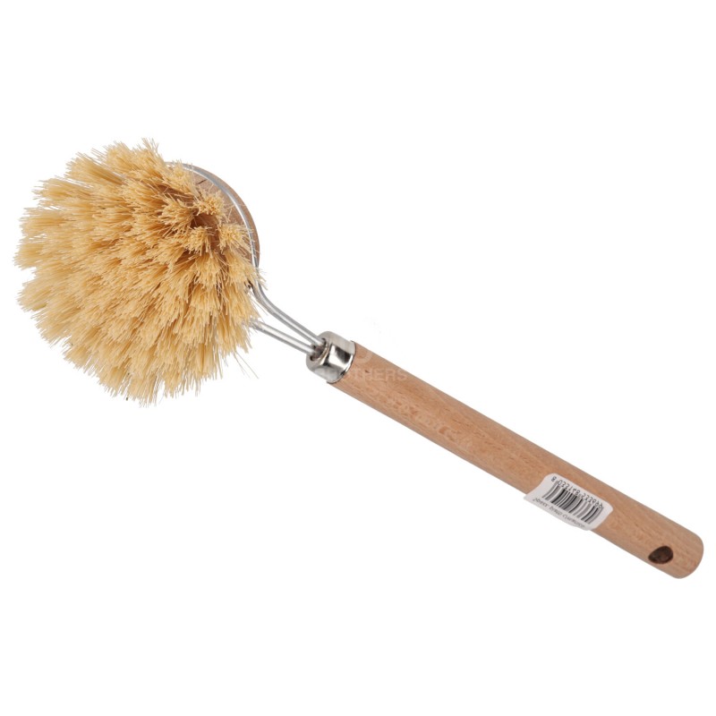 SPAZZOLA VEGETALE PIATTI CON MANICO