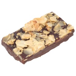 Tortina vegan ai lamponi e mandorla