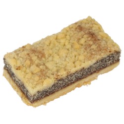 Tortina al papavero con streusel al burro