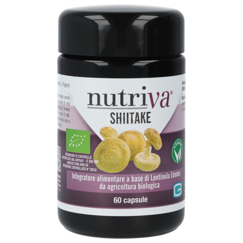 Shiitake integratore alimentare biologico in capsule