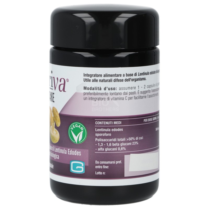 Shiitake integratore alimentare biologico in capsule