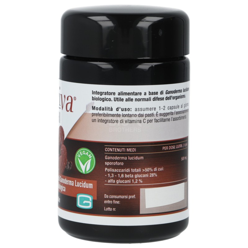 Reishi integratore alimentare in capsule biologico