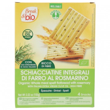 Schiacciatine di farro con rosmarino