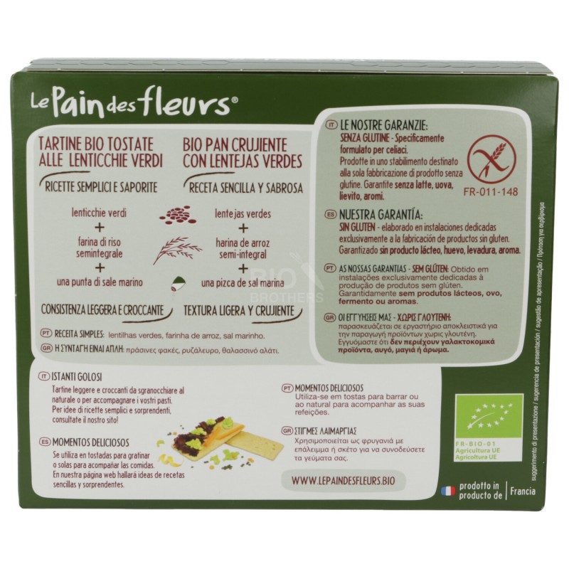 TART.TOST.LENT.VERDI 150GR PAIN