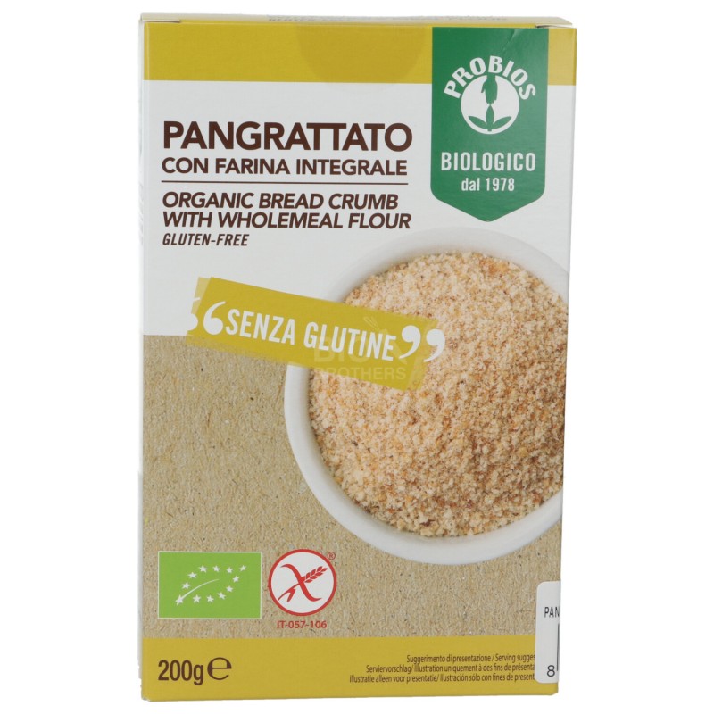 PANGRATTATO S/GLUT. 200GR PROBIOS