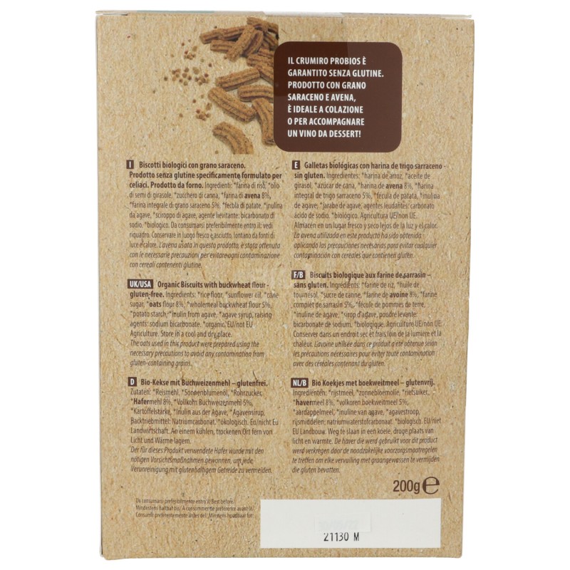 CRUMIRI GR.SARACENO 200GR PROBIOS