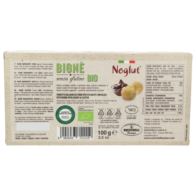 BIGNE' S/GLUT. 100GR RUSTICHELLI