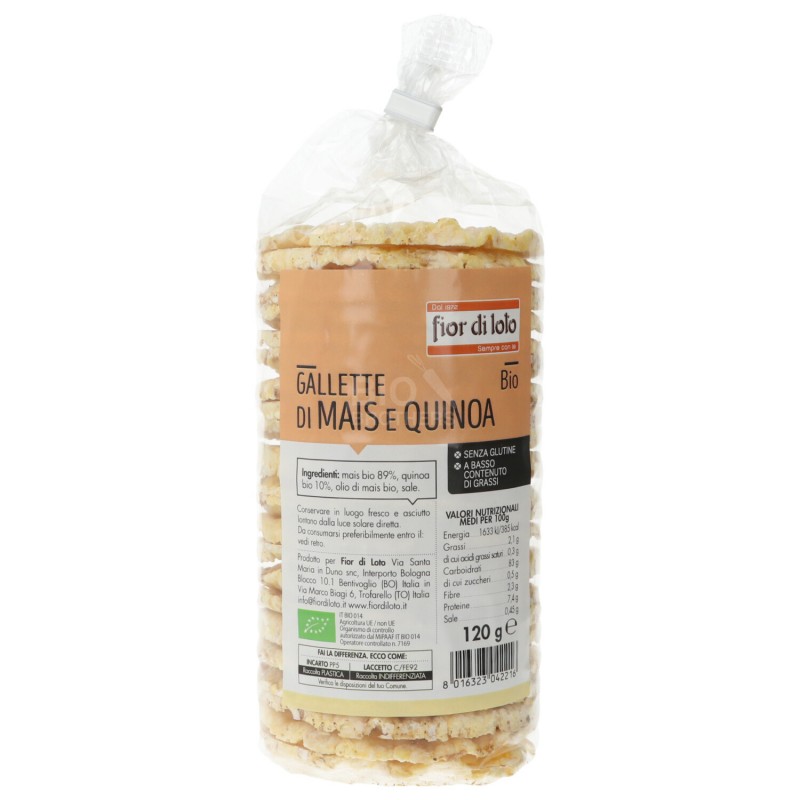 GALL.MAIS C/QUINOA S/GLUT BIO 120GR