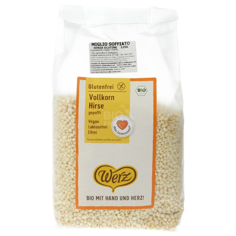 MIGLIO SOFFIATO S/GLUT.125G WERZ