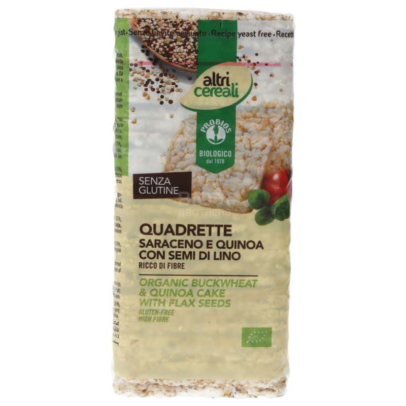 QUADRETTE SARACENO QUINOA 130G PROBIOS