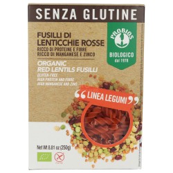 FUSILLI LENT. ROSSE 250G PROBIOS