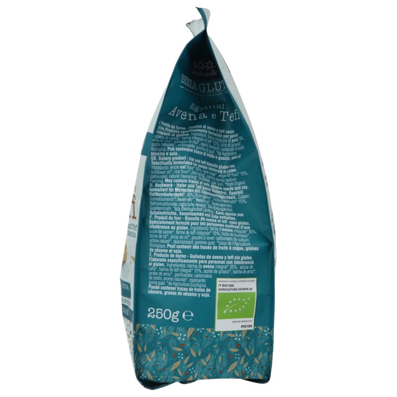 RIGOTTINI AVENA E TEFF 250GR SLS