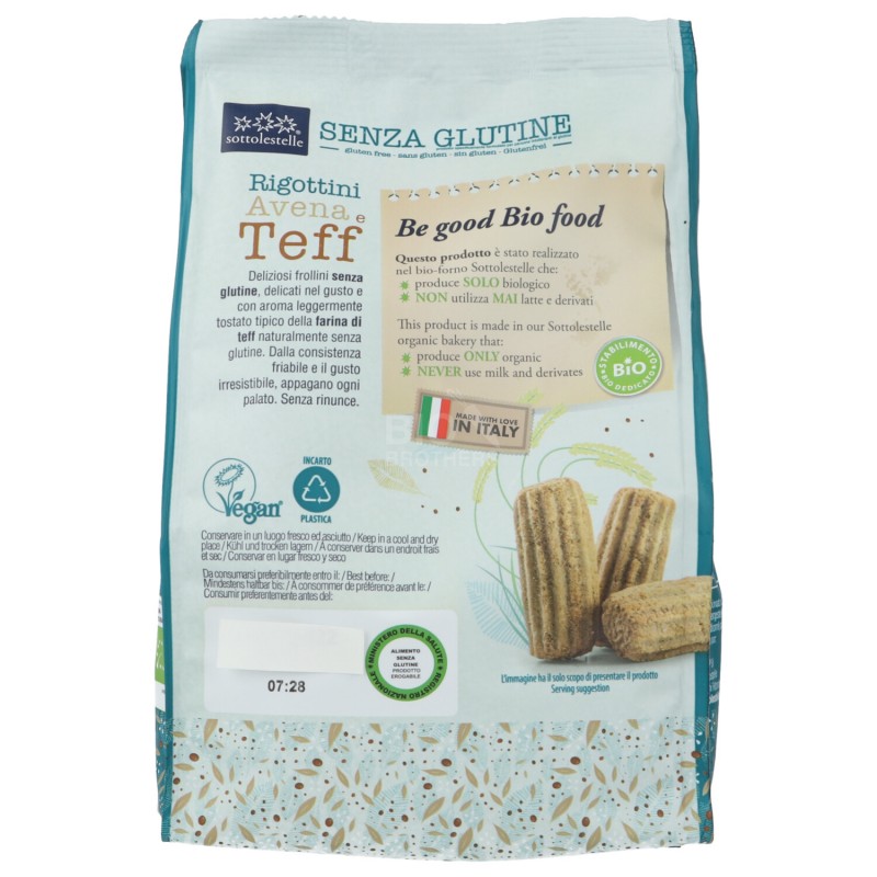 RIGOTTINI AVENA E TEFF 250GR SLS