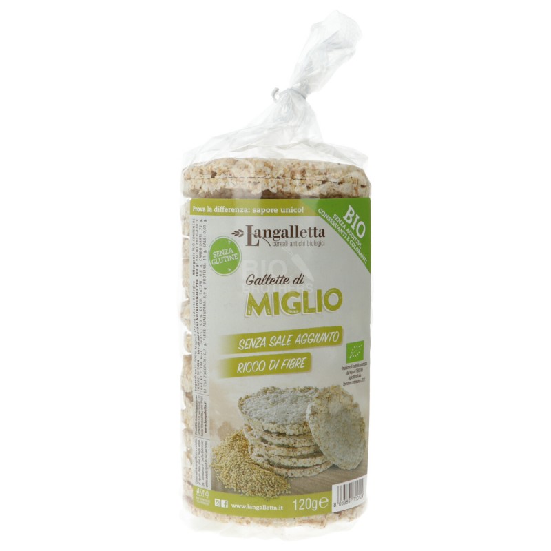 GALLETTA MIGLIO BIO 120GR LANGALLETTA