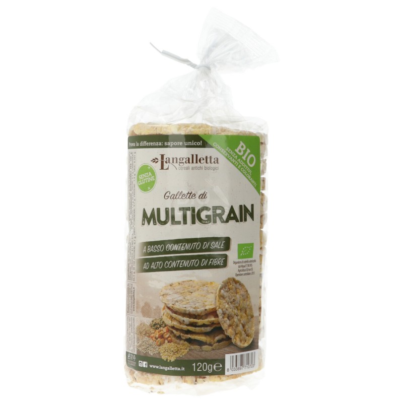 GALLETTE MULTICEREALI 120GR LANGALLETTA