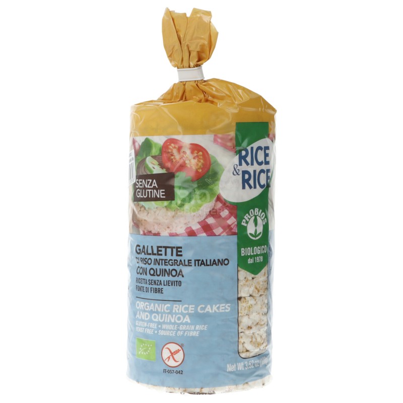 GALLETTE RISO QUINOA 100GR RICE&RICE