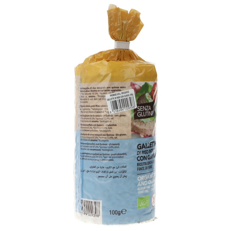 GALLETTE RISO QUINOA 100GR RICE&RICE