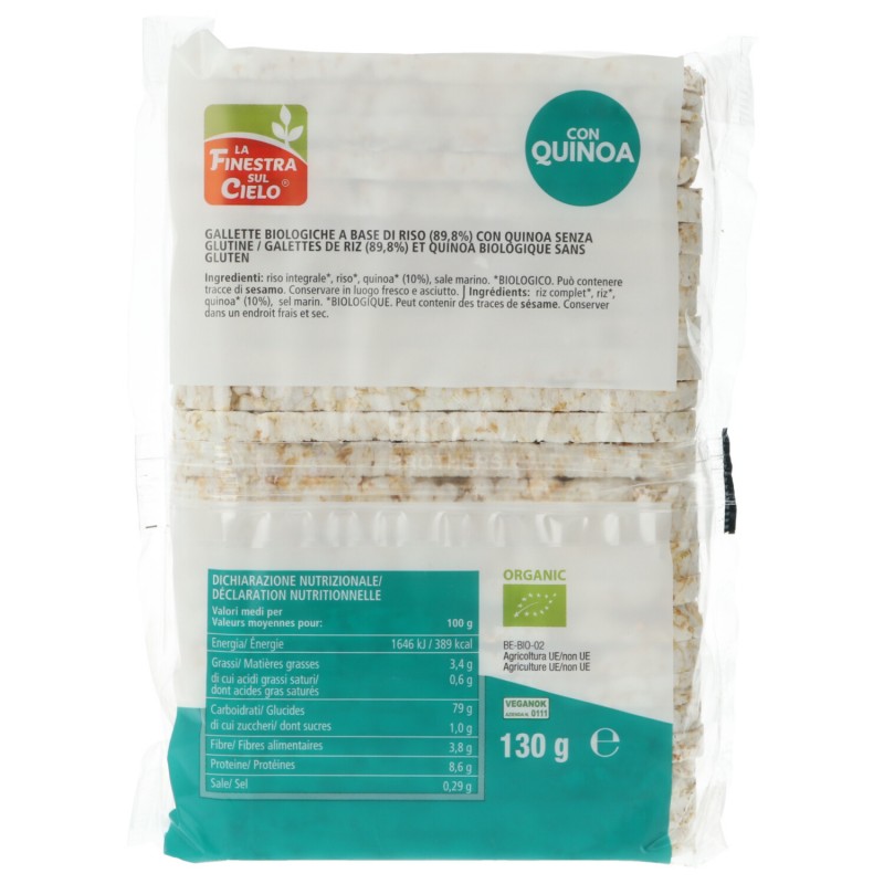 SOFFIETTE RISO C/QUINOA 130G QUINUA