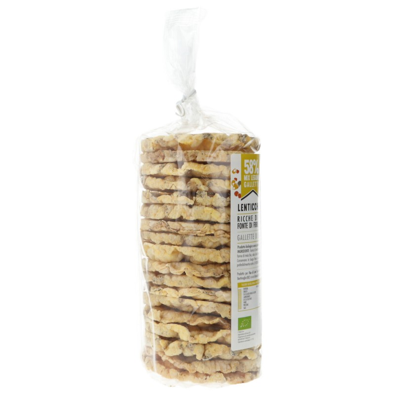 GALLETTE LENTIC. FAGIOLI NERI 100GR FDL