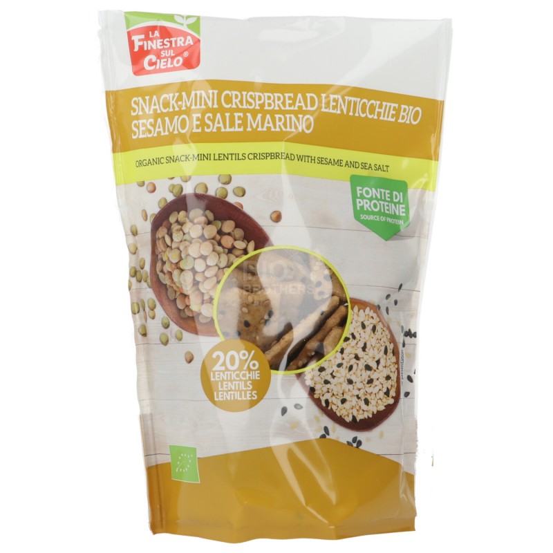 MINICRISPBREAD LENTIC.SESAMO 110GR