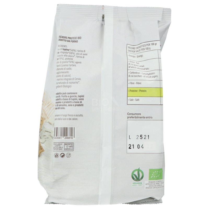 CRACKERS PROTEICI BIO 200GR BIO'S