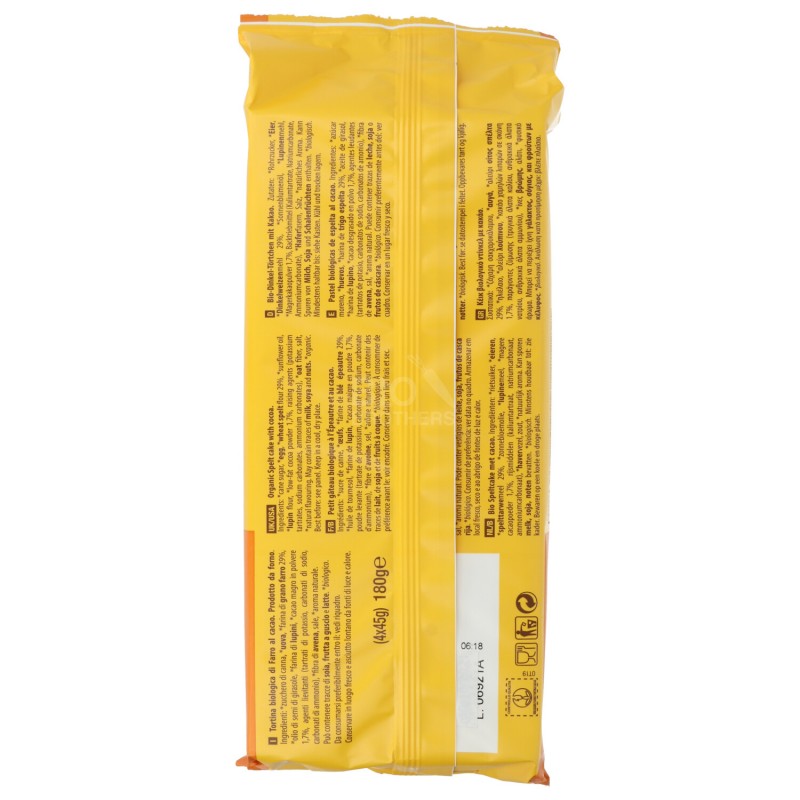 TORTINA FARRO CACAO 180G BREAK BIO