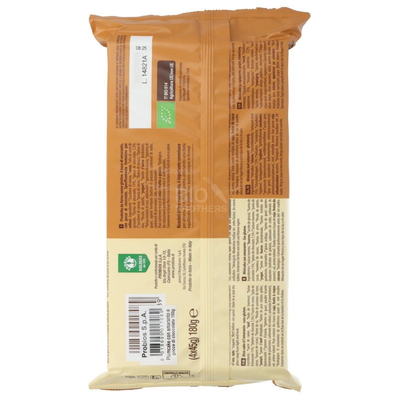 PLUMCAKE AMARANTO C/CIOCC 4X45G ALTRI