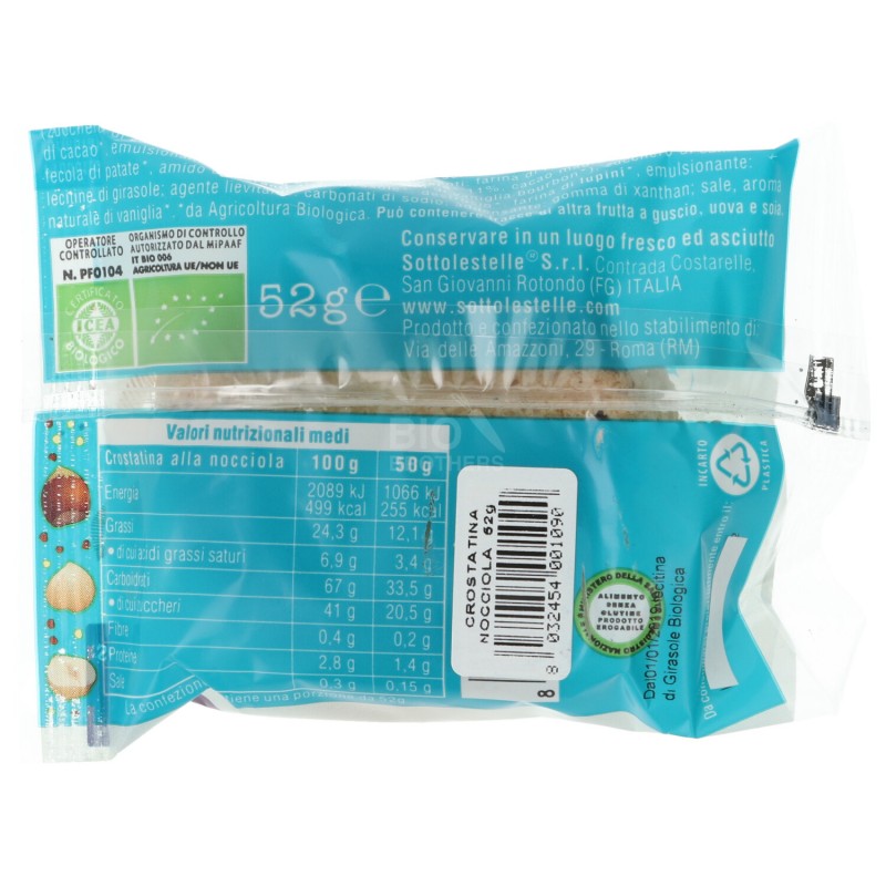 CROSTAT. NOCCIOLA S/GLUT. 52GR SLS