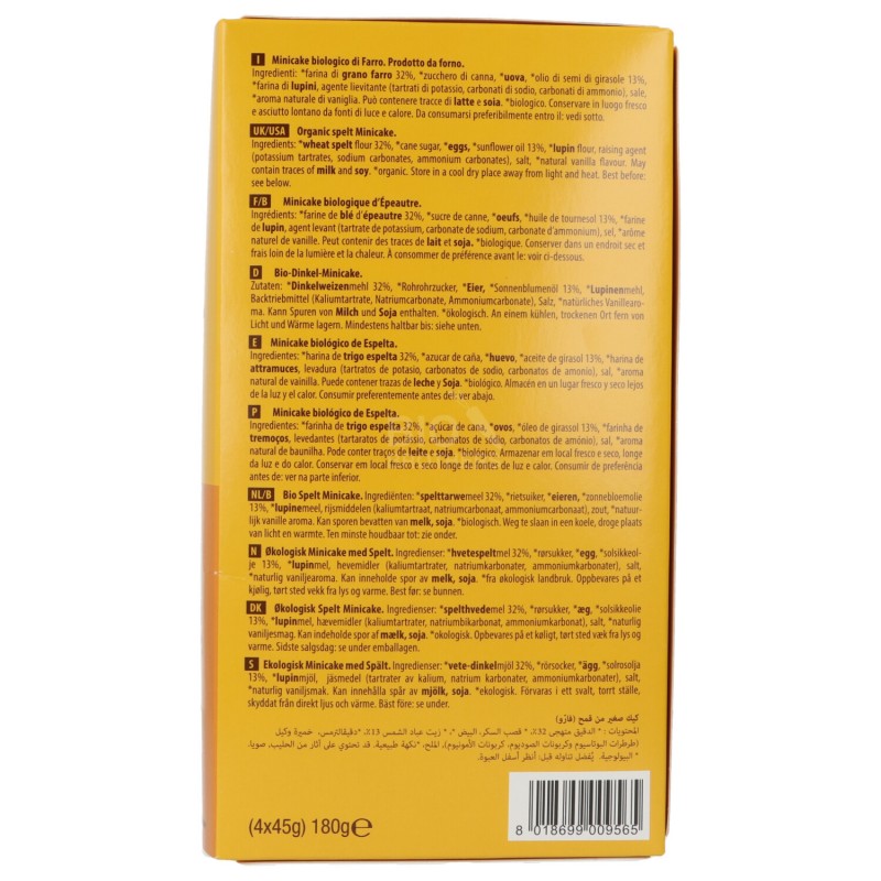 FARRO CAKE NAT.4x45GR BREAK&BIO