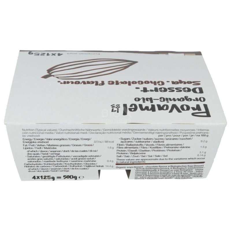 DESS.CACAO 4X125GR PROVAMEL