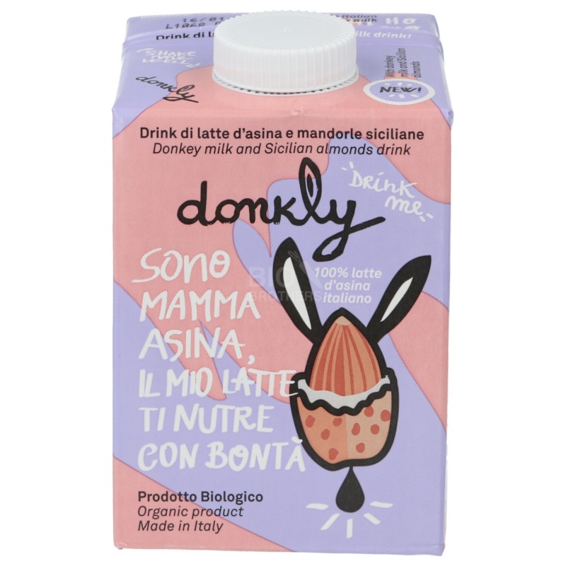BEV.LATTE ASINA  MANDORLA BIO 500ML DONKLY