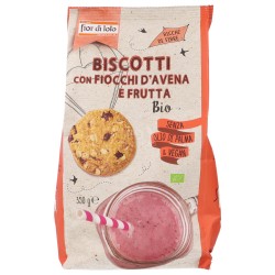 Biscotti con fiocchi d'avena e frutta