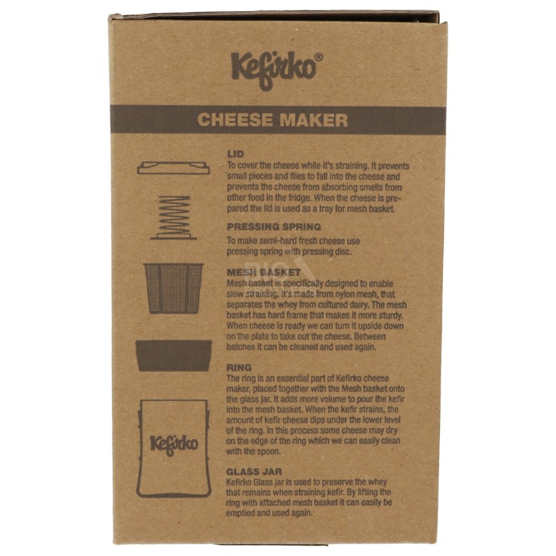 CHEESE MAKER VERDE 848ML KEFIRKO