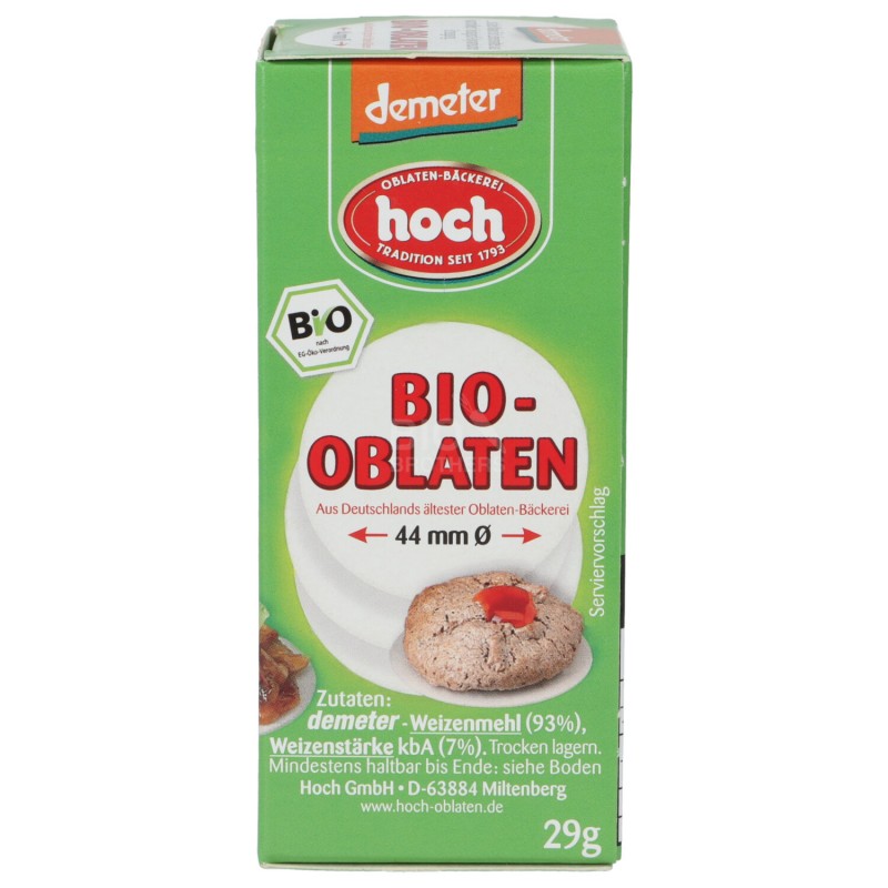 OSTIE BIO DIAM.44 PER PASTICCERIA 100PZ