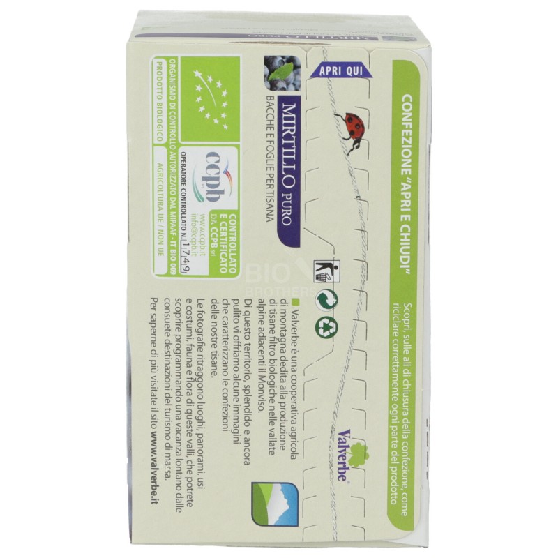 TIS. MIRTILLO PURO 30GR VALVERBE